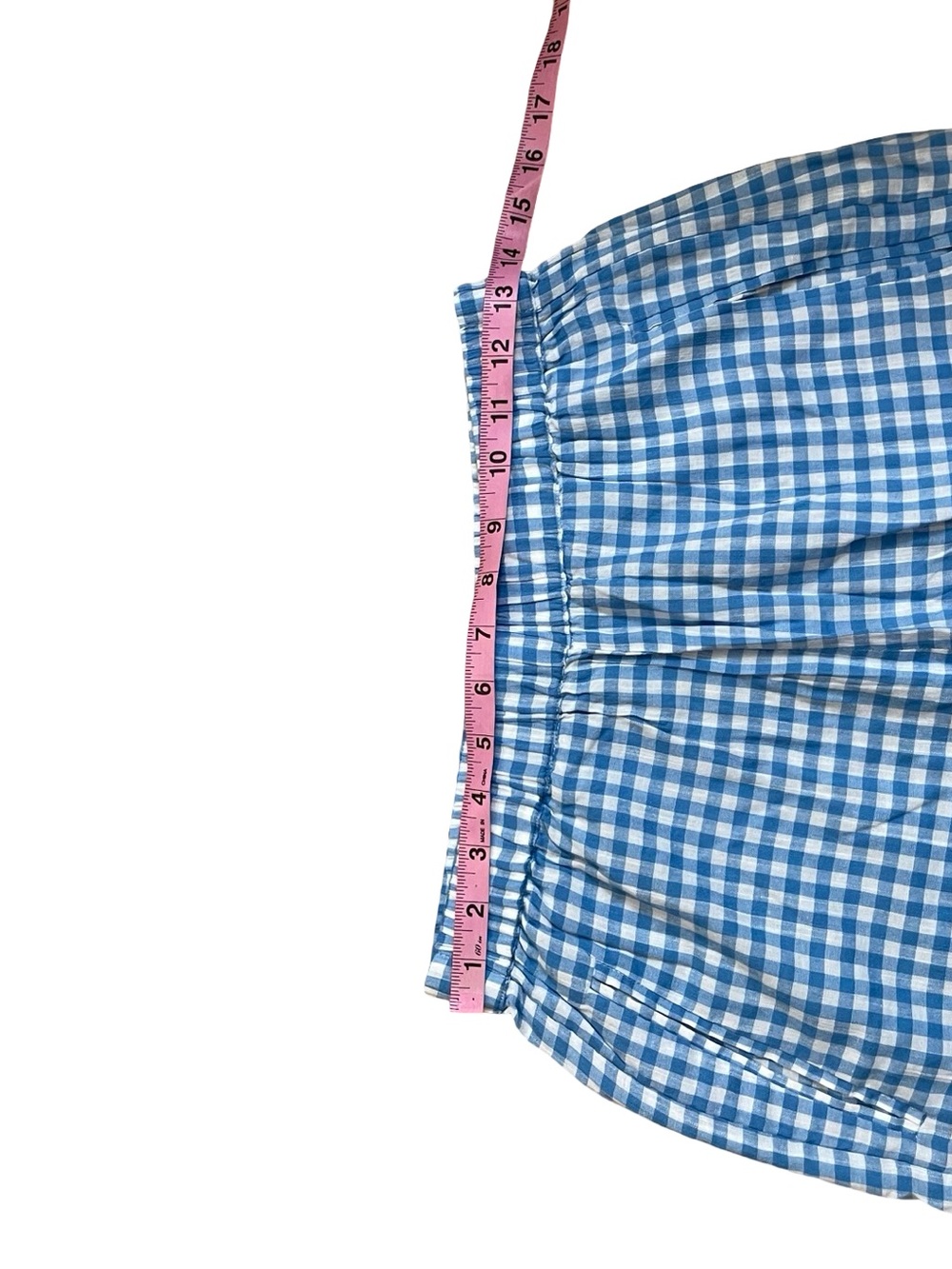 ROLLER RABBIT BLUE GINGHAM EMANI PANTS NEW WITH TAGS - Picture 10 of 12